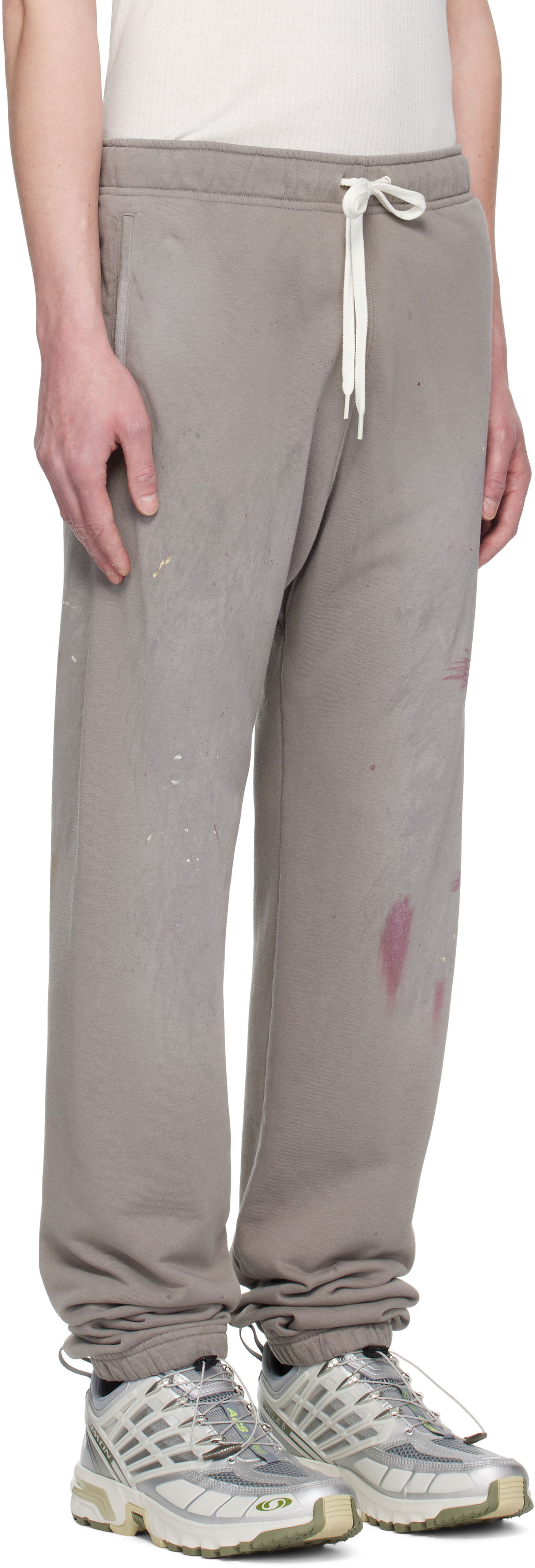 Tepláky Maison Margiela MM6 Maison Margiela Paint Splatter Sweatpants Šedá | SH2KA0029 M25013, 1