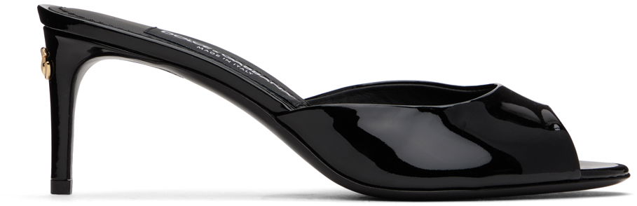 Tenisky a topánky Dolce & Gabbana Patent Leather Mules Čierna | CR1757 A1471, 0