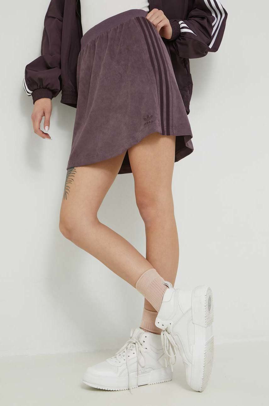 Sukňa adidas Originals Skirt Vínová | HM1687, 0