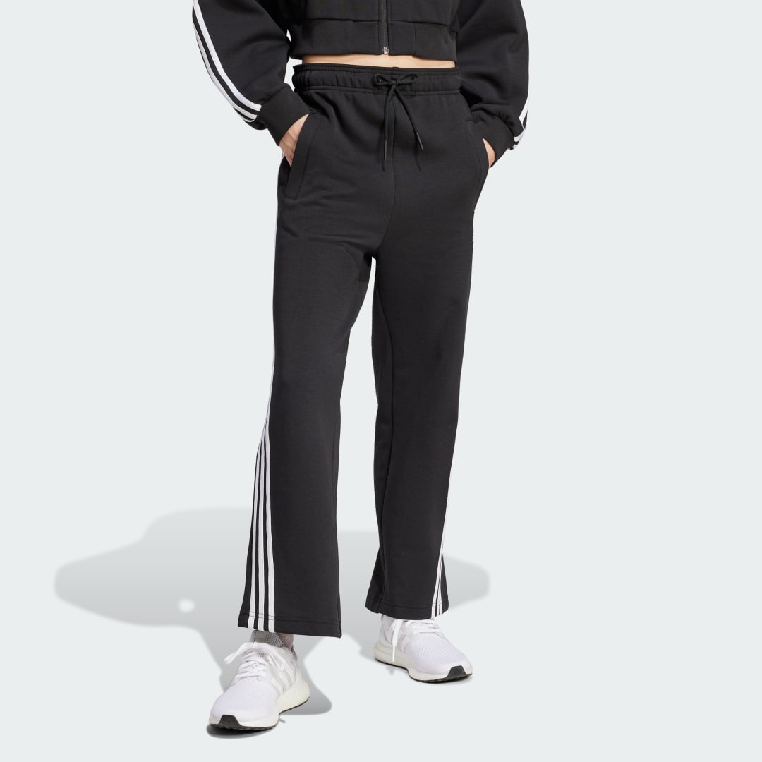 Tepláky adidas Performance Sportswear Future Icons 3-Stripes Open Hem Joggers Čierna | IN9474, 0