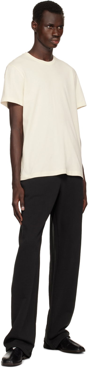 Tričko SKIMS SKIMS Cotton Classic T-Shirt Béžová | TP-TSH-5701M-ECRU, 3