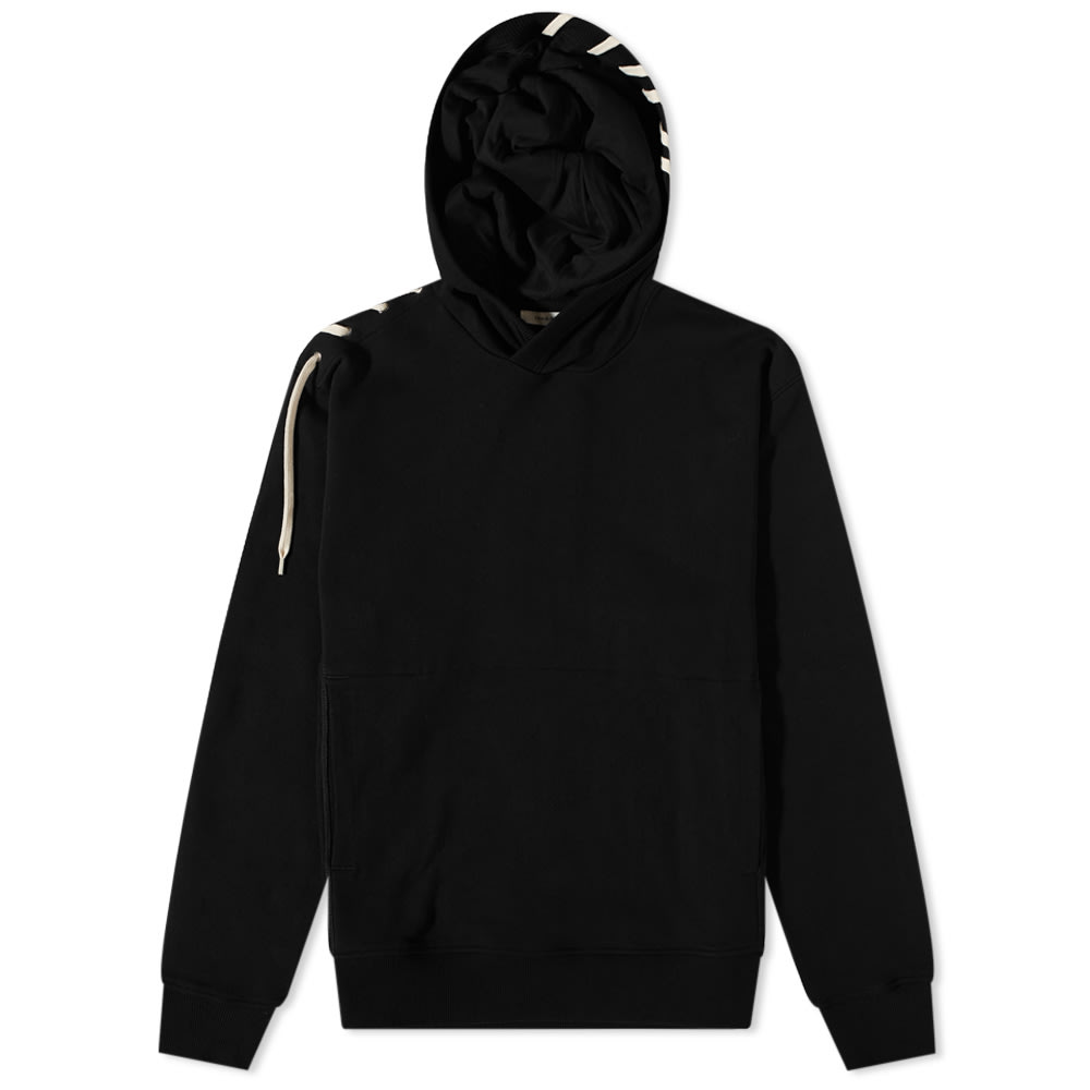 Mikina Craig Green Laced Hoody Čierna | CGSS23CJEHDY01-BLK, 0