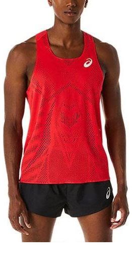 Tielko Asics Actibreeze Jaquard Singlet Červená | 2091A614-602