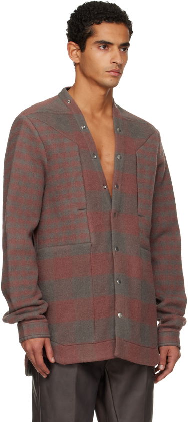 Košeľa Rick Owens Concordians Larry Fogpocket Plaid Flannel Overshirt with Snap Buttons Rôznofarebný | RU02E1757 WJPWMP, 4