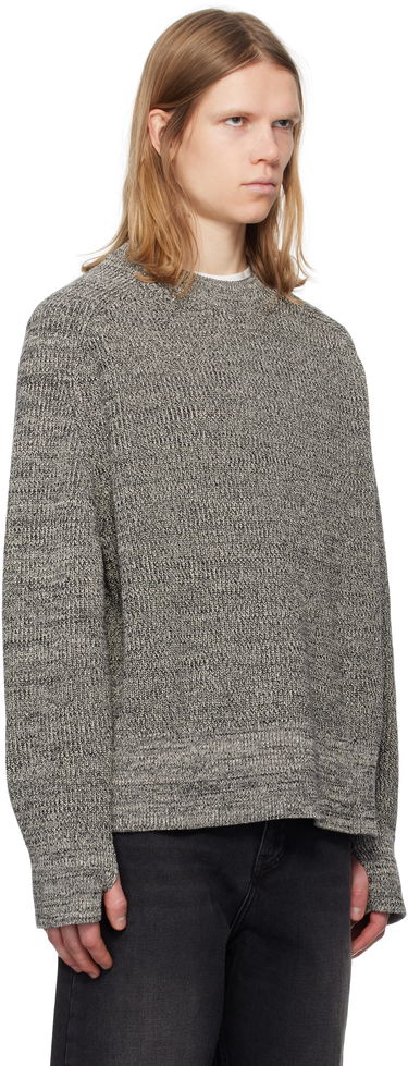 Sveter Studio Nicholson Studio Nicholson Coe Knit Sweater Šedá | COE SNM - 1114, 1