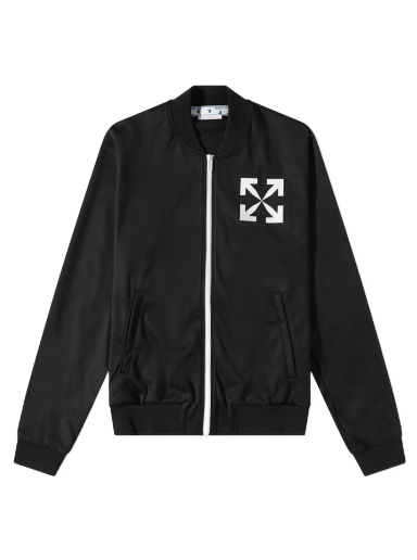 Vetrovka Off-White Single Arrow Slim Tracktop Čierna | OMBD037C99FAB0021001