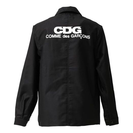 Bunda Comme des Garçons COMME des GARCONS CDG Back Logo Coach Jacket Čierna | SZ-J010-051