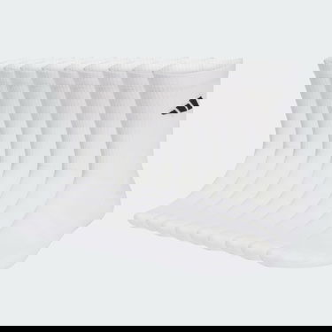 Ponožky adidas Performance ESSENTIALS CUSHIONED CREW Socks 10-Pack Biela | KF9095, 0