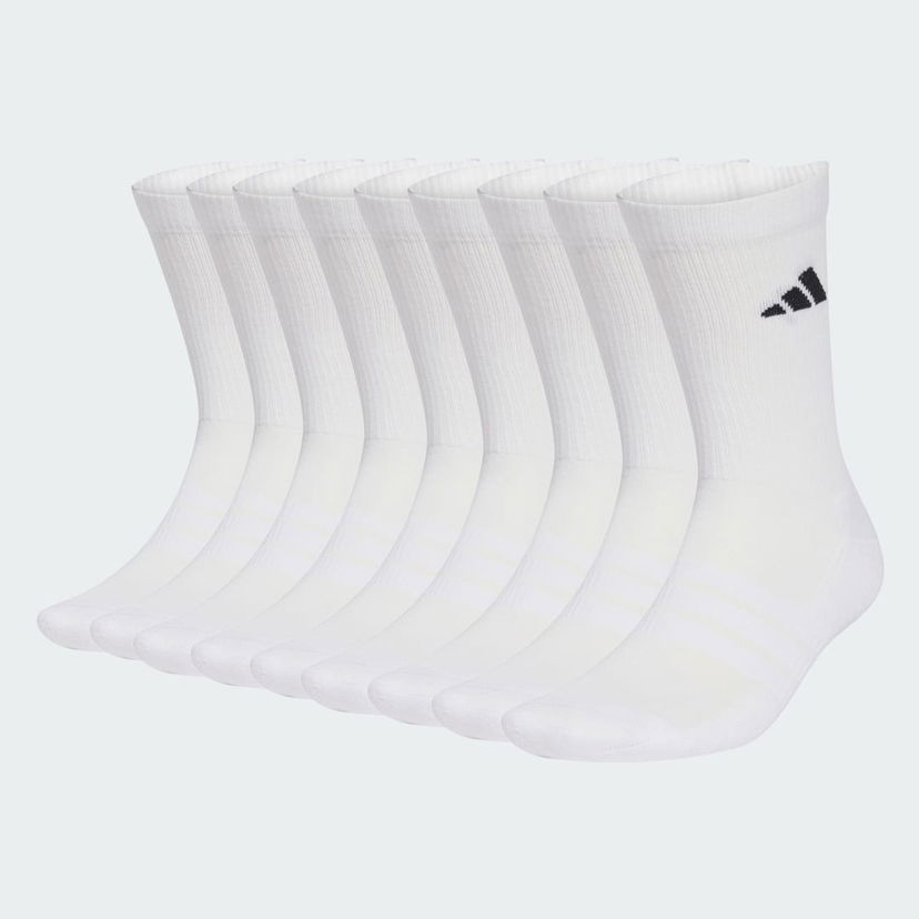 Ponožky adidas Performance ESSENTIALS CUSHIONED CREW Socks 10-Pack Biela | KF9095