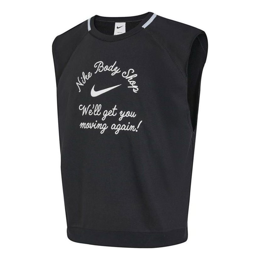 Tielko Nike Sleeveless Fleece Fitness Top Čierna | DX0883-010