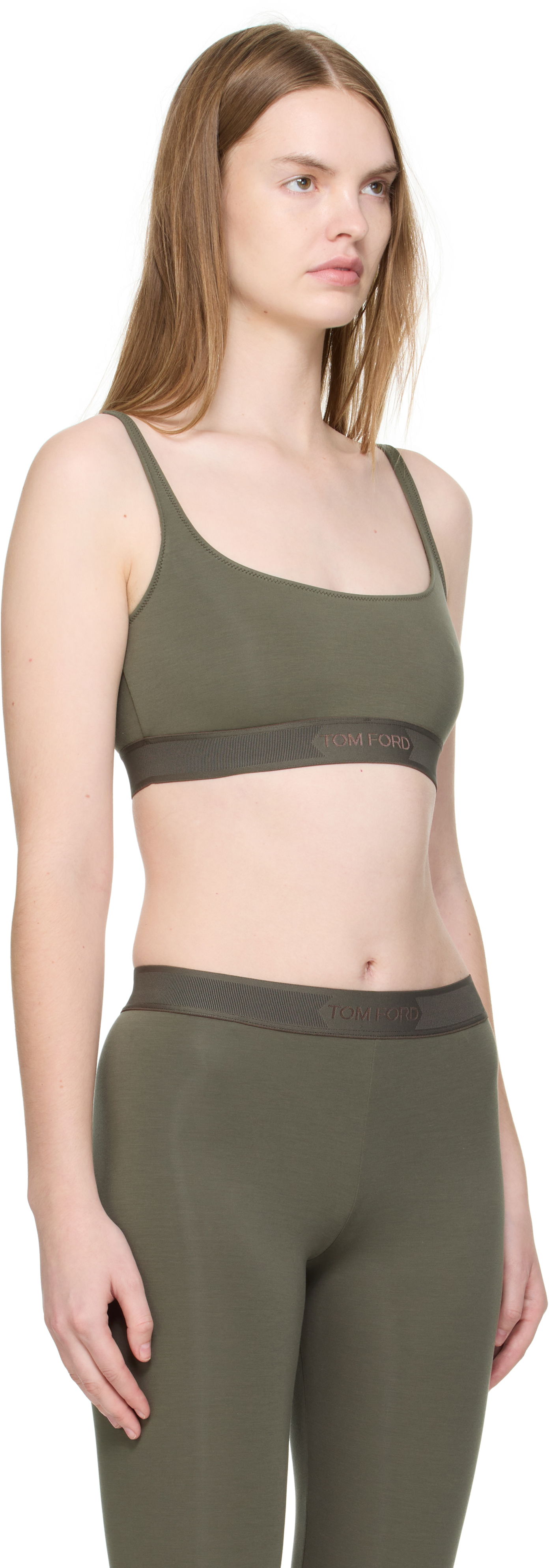 Podprsenka Tom Ford Tom Ford Signature Bralette Zelené | BRJ016-JEX166, 1