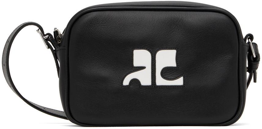 Taška cez rameno Courrèges Courrèges Reedition Camera Bag Čierna | PERGSA061CR0065, 0