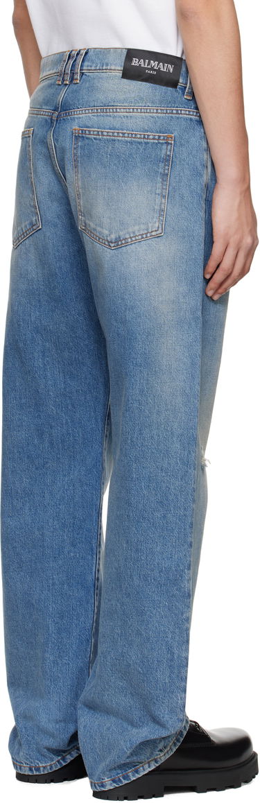 Džínsy Balmain Balmain Loose-Fit Jeans Modrá | EH1ML155DF44, 2