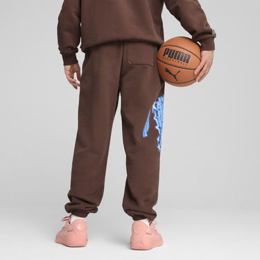 Tepláky Puma Dress Code Basketball Sweatpants Hnedá | 630295_01, 3