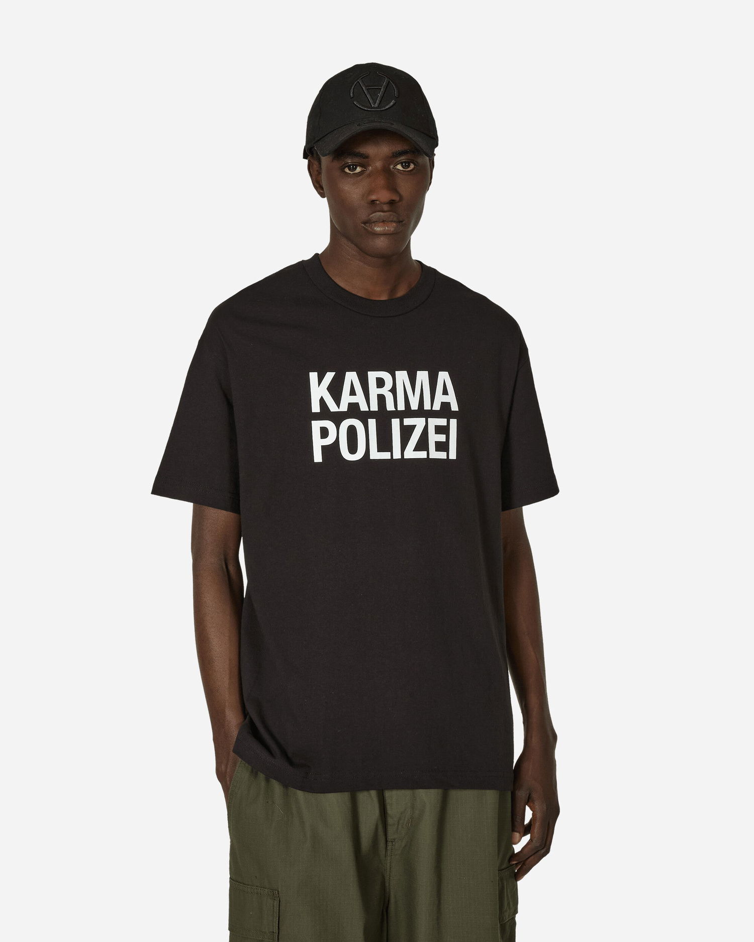 Tričko Pleasures Karma T-Shirt Black Čierna | 9505029 BLACK, 1