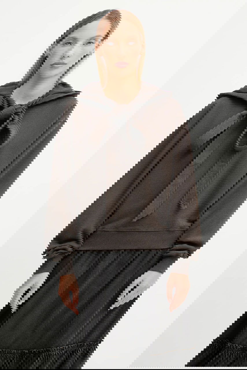 Mikina JW Anderson JW Anderson Tied Bow Hoodie Hnedá | JW0244.PG1719, 0