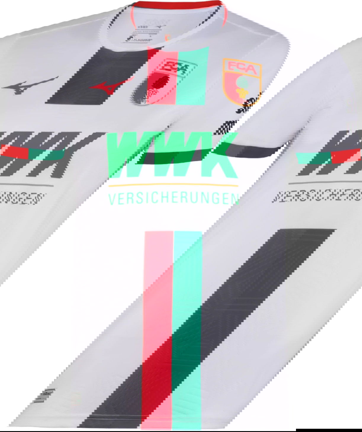 Dres Mizuno FC Augsburg 2023/24, Biela | p2gaax25-001, 0