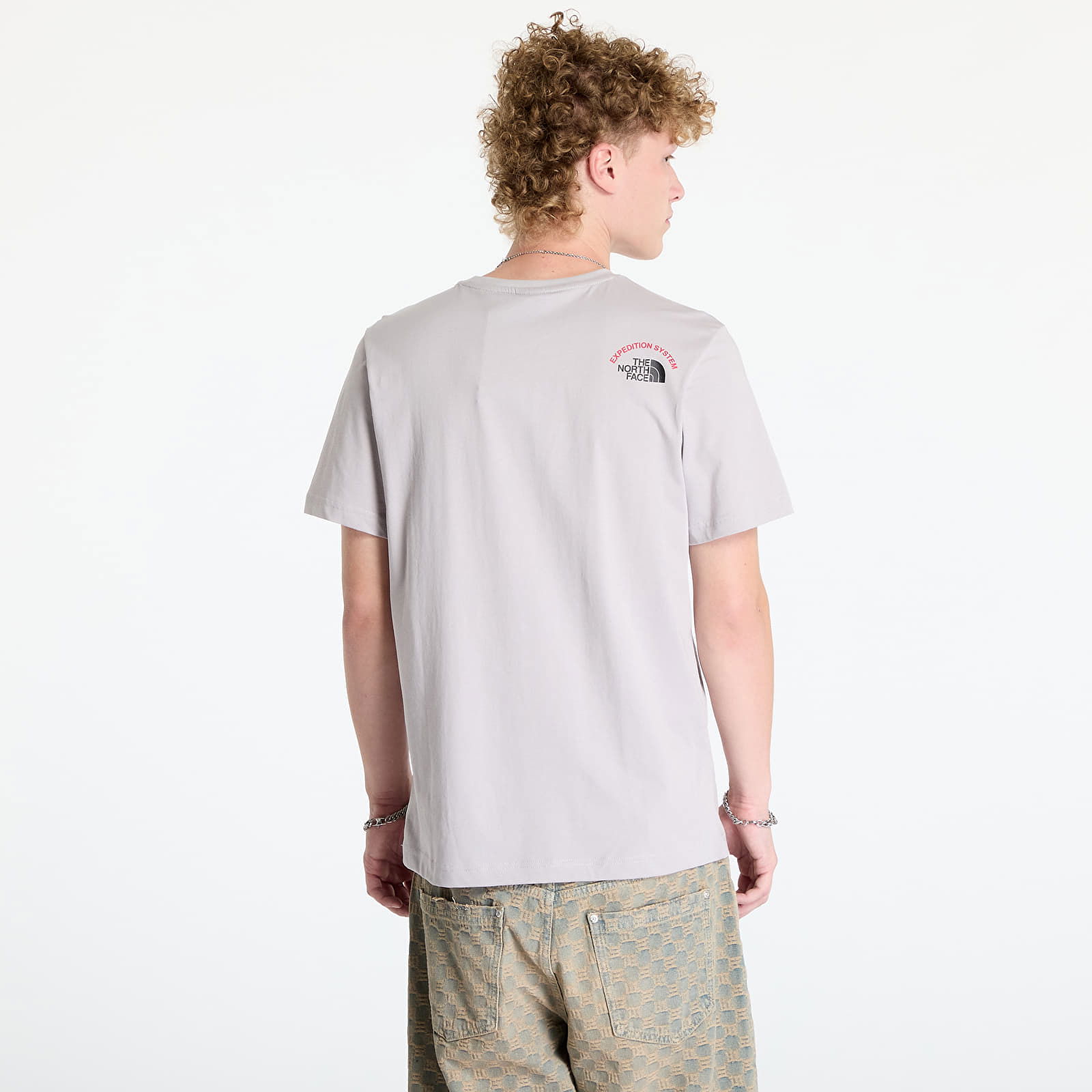 S/S Tee Expedition System Graphic Moonstone Grey