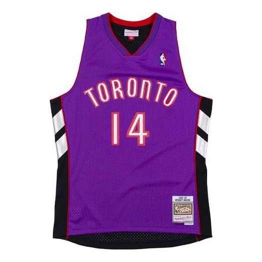 Tielko Mitchell & Ness Mitchell & Ness NBA Toronto Raptors Hardwood Classics Swingman Jersey Fialová | SMJYLG19082-TRARTPR99MBO