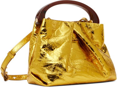 Kabelka Dries Van Noten Dries Van Noten Leather Top Handle Bag Metalická | 251-011524-207, 2