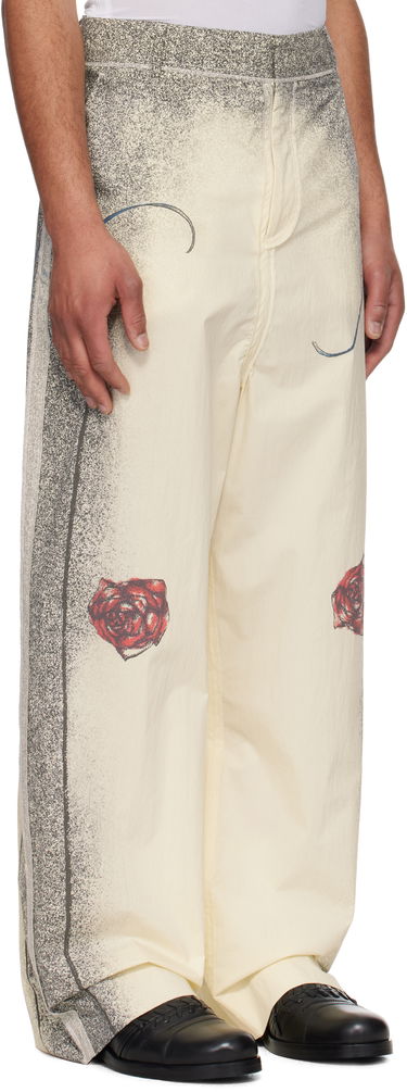 Nohavice Jean Paul Gaultier Jean Paul Gaultier 'The Multi-Tattoo' Suit Trousers Béžová | 25/34-U-PA192-C589-030030, 1