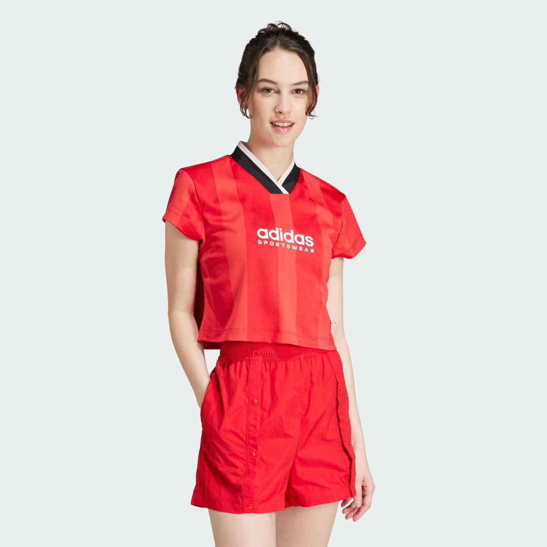 Tričko adidas Originals Tiro Colorblock Červená | IM4998, 1
