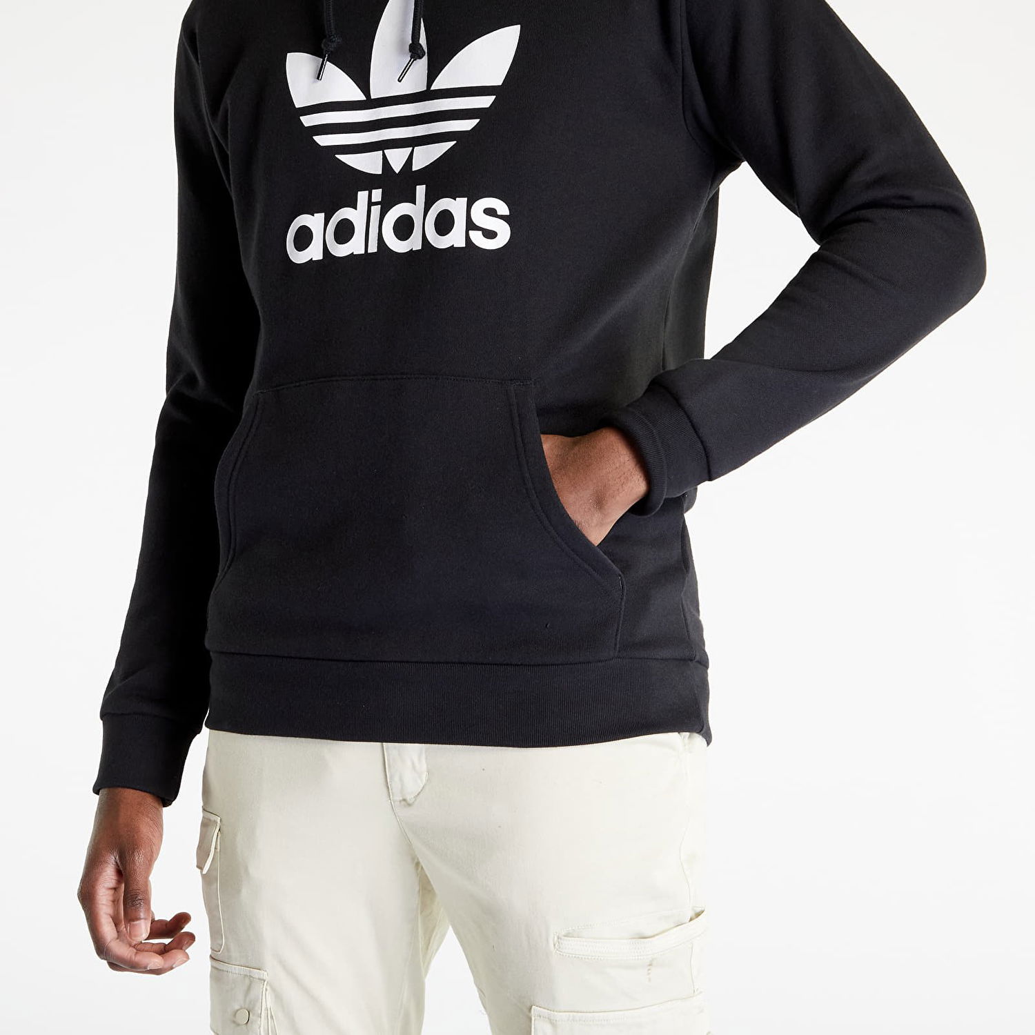 Mikina adidas Originals Adicolor Classics Trefoil Hoodie Čierna | IA4883, 1