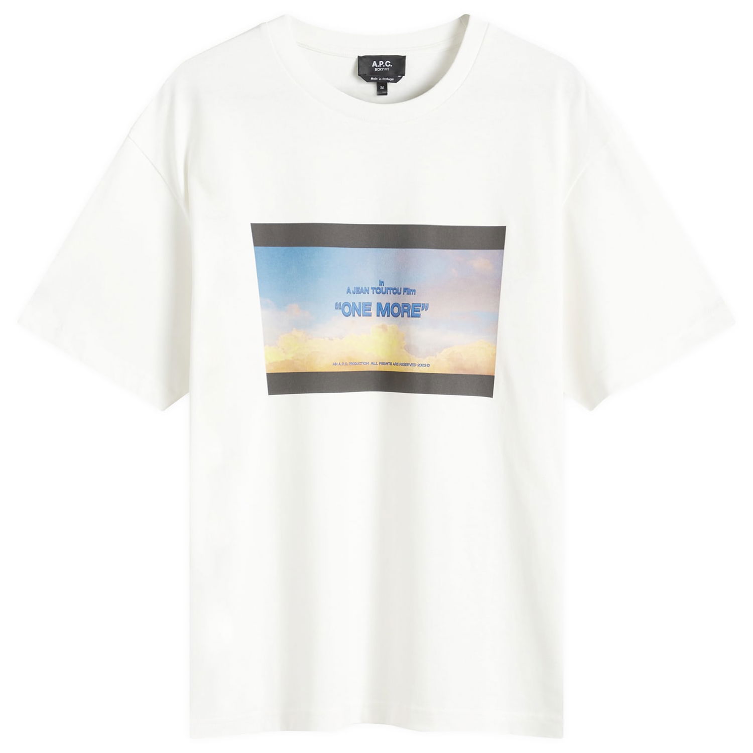 Tričko A.P.C. Leo T-Shirt Biela | COHBU-H26406-AAB, 0