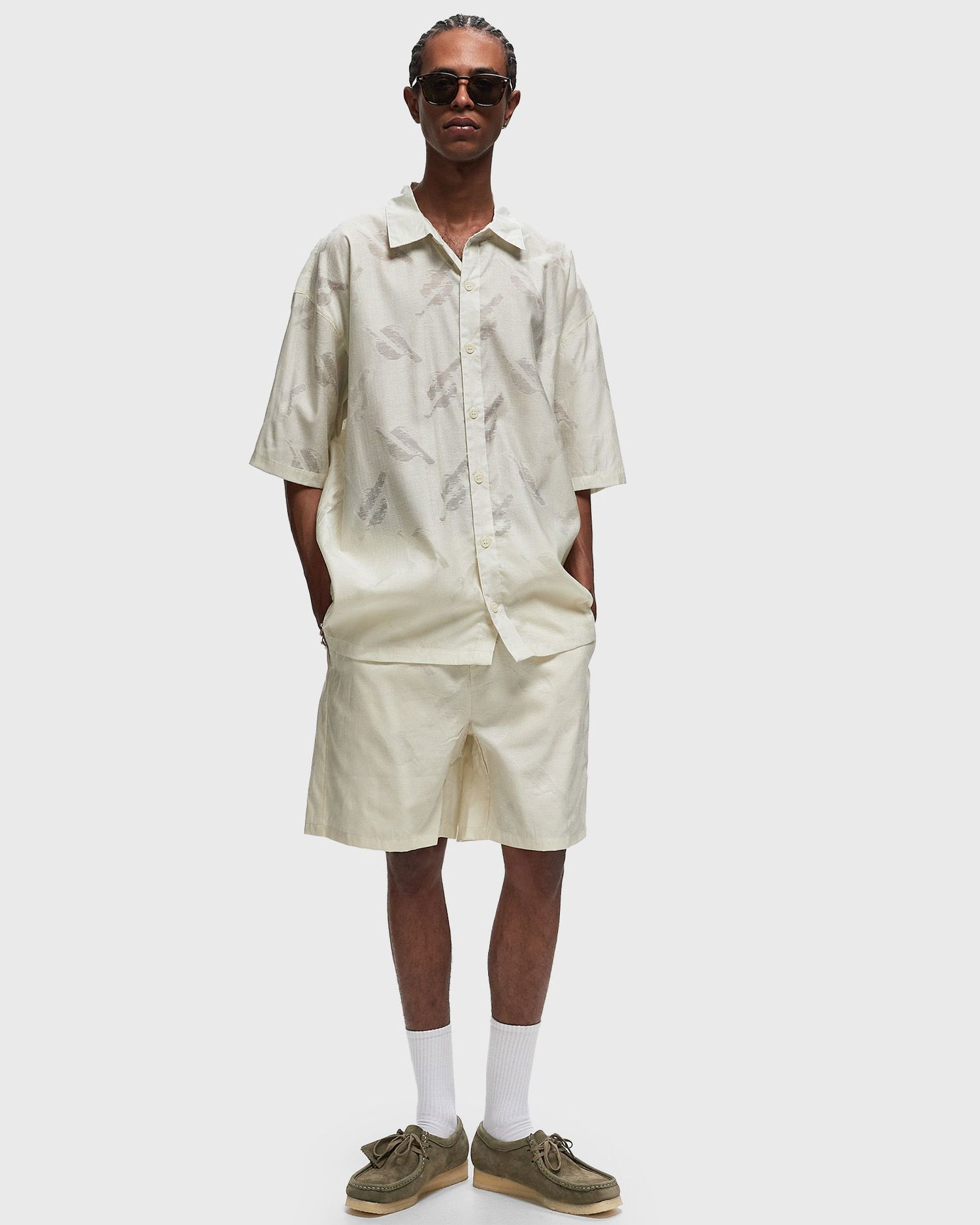 Šortky DAILY PAPER Salim Shorts Biela | 2413005, 1