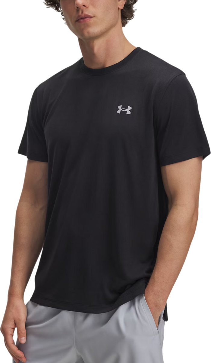 Tričko Under Armour Under Armour UA Launch Camo Short Sleeve T-Shirt Čierna | 6006098-002