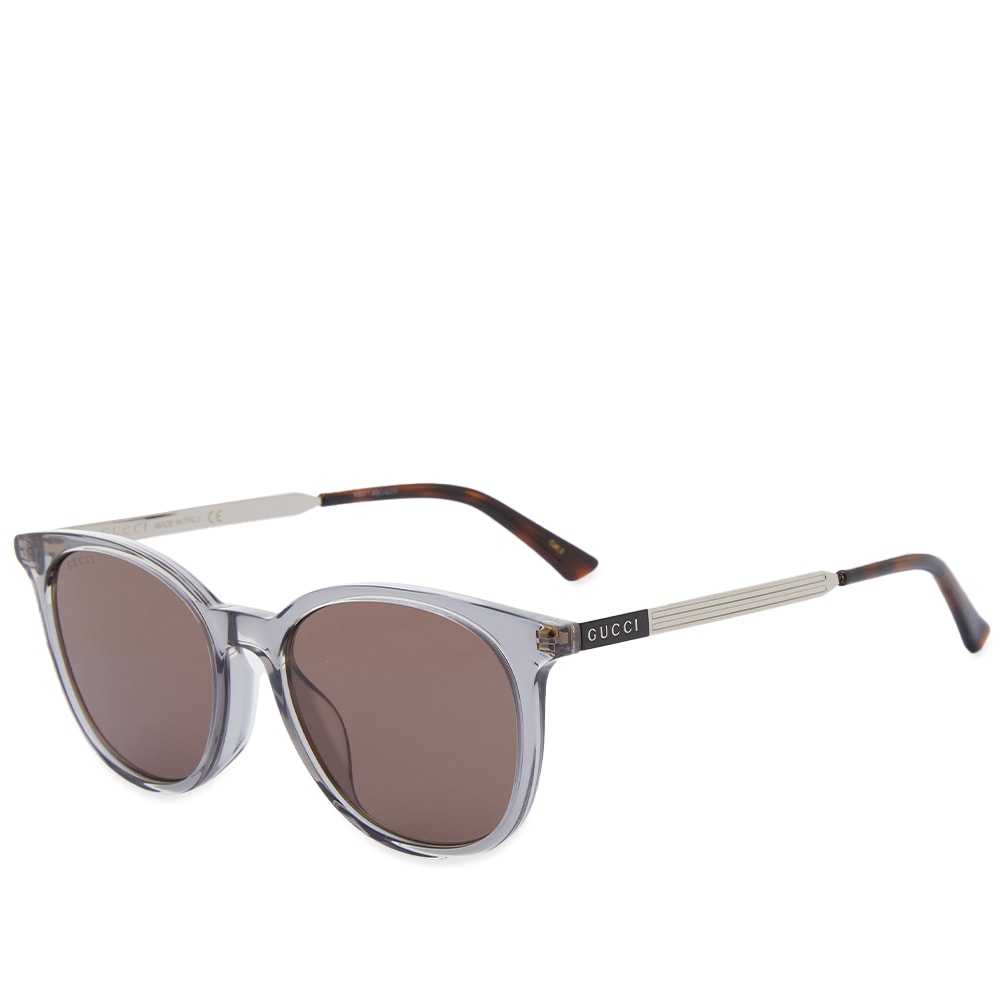 Round-Frame Acetate And Metal Sunglasses