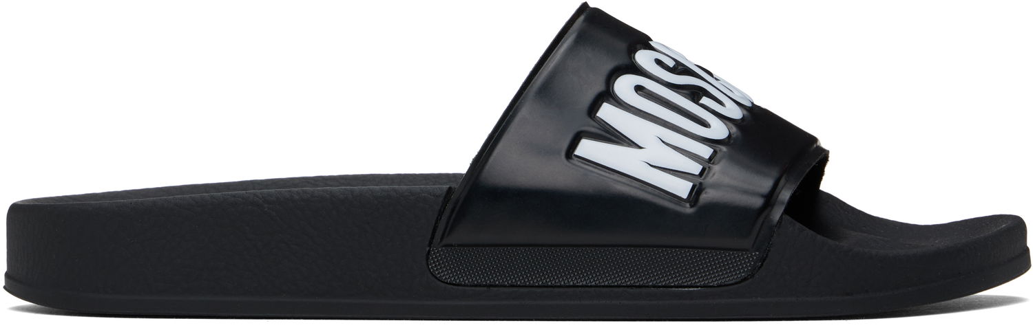 Tenisky a topánky Moschino Moschino Rubber Pool Slides Čierna | 251 MB28022G0M G10 000, 0
