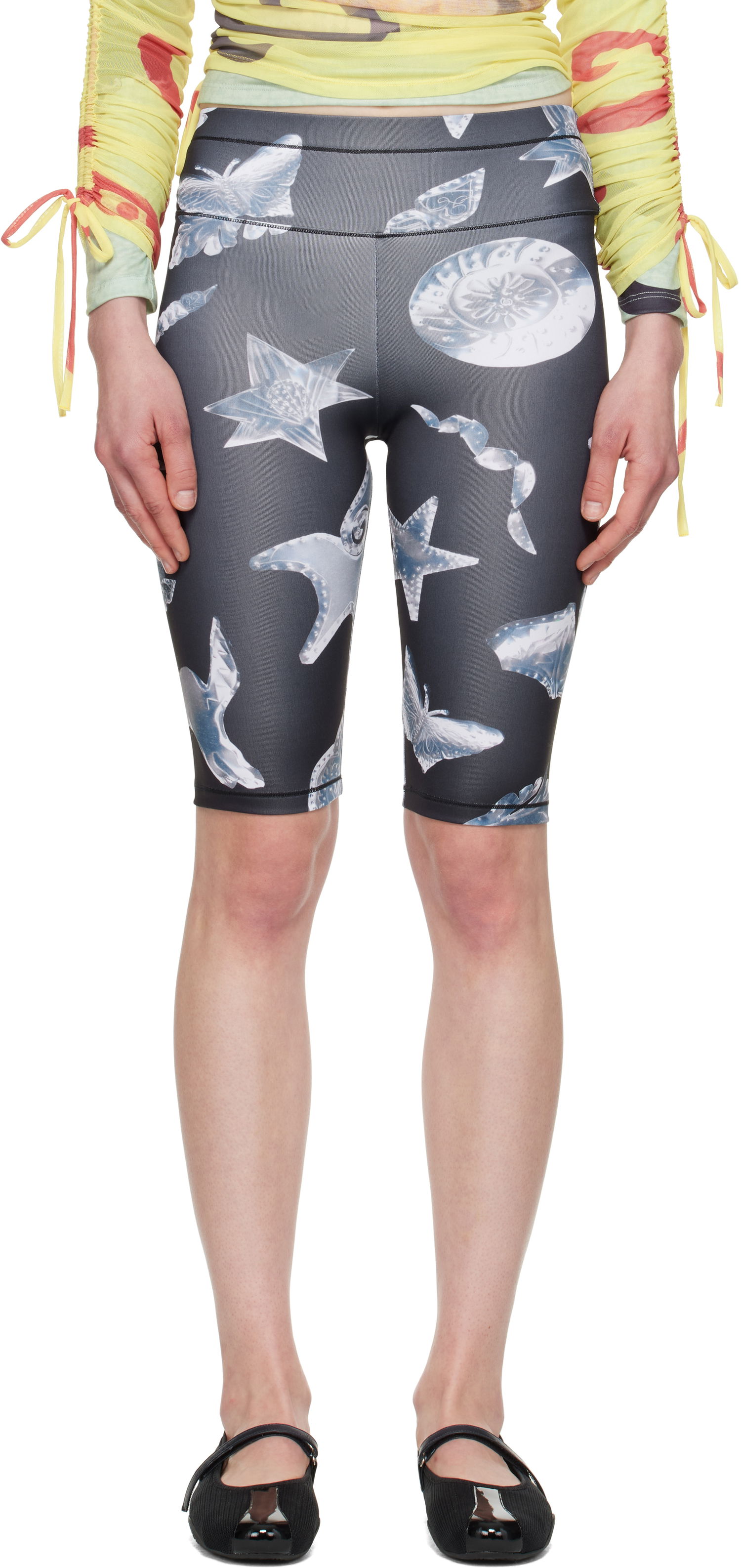 Šortky Chopova Lowena Chopova Lowena Workshop Print Bike Shorts Čierna | 4113, 0