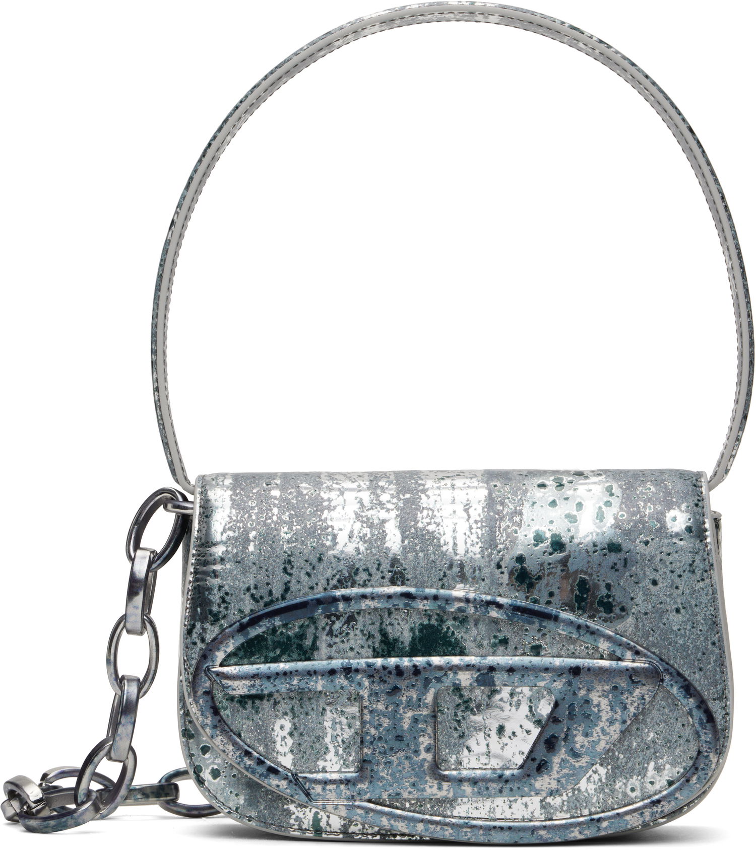 Taška cez rameno Diesel 1DR Metallic Shoulder Bag Metalická | X08396 P8037, 0