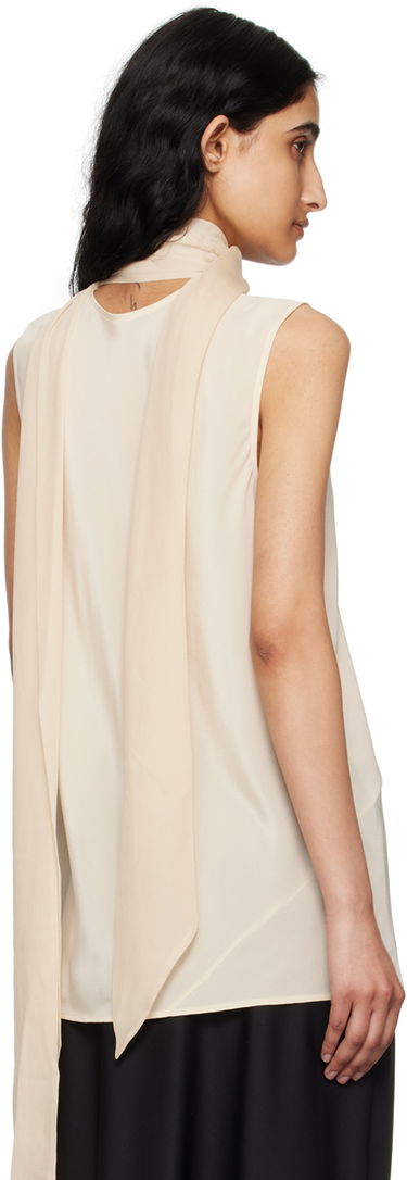 Tielko Helmut Lang Helmut Lang Women's Scarf Neck Tank Top Béžová | O04HW506, 2