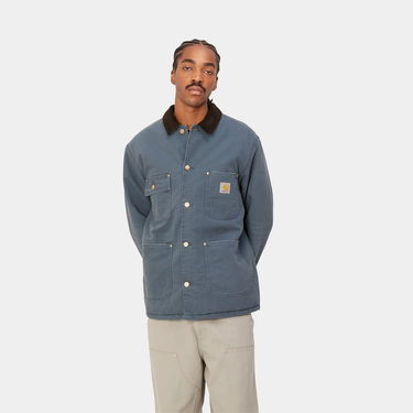 Kabáty Carhartt WIP OG Chore Coat "Ore / Black aged canvas" Navy | I027357_1QF_3K, 4