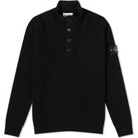 Sveter Stone Island Stand Collar Button Neck Knit Čierna | 7915540-A0029, 1