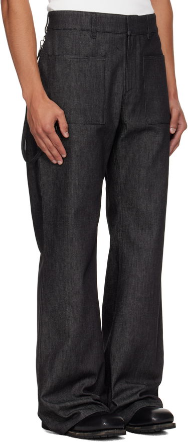 Džínsy Courrèges Courrèges 2-Pocket Flare Jeans Čierna | 325DPA414DE0044, 1