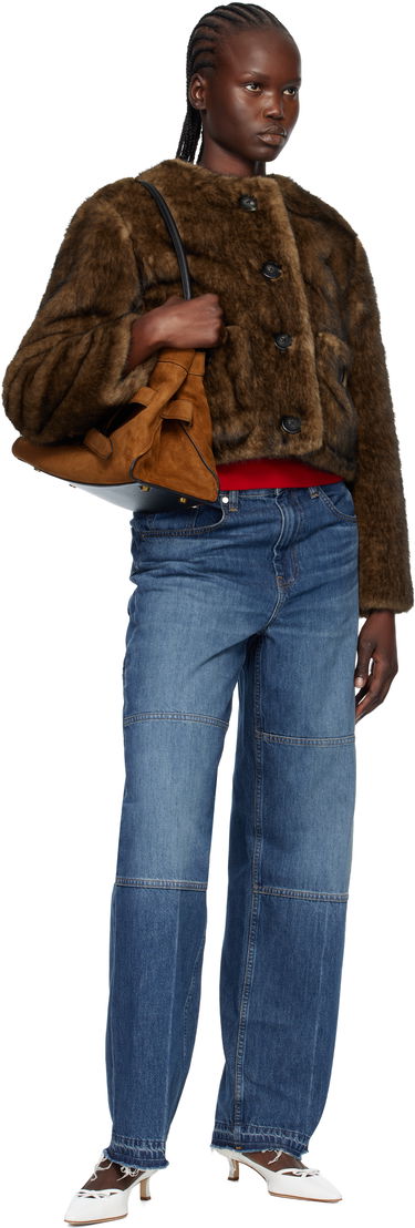 Kabelka Marc Jacobs Suede Dakota Buckle Top Handle Satchel Hnedá | 2F5HSC009H01, 3