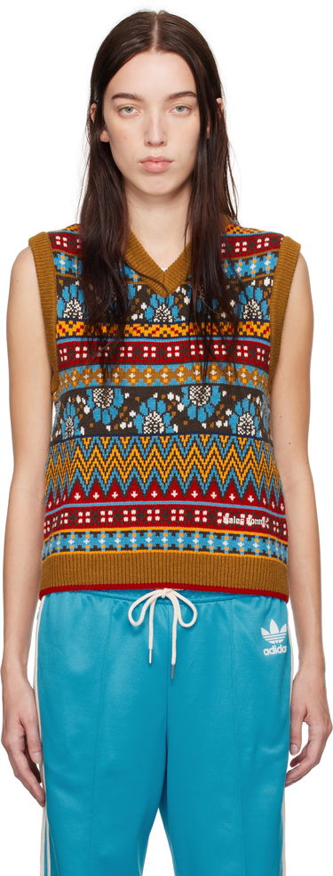 Vesta Wales Bonner Wales Bonner Knit Vest Hnedá | JE5983, 0