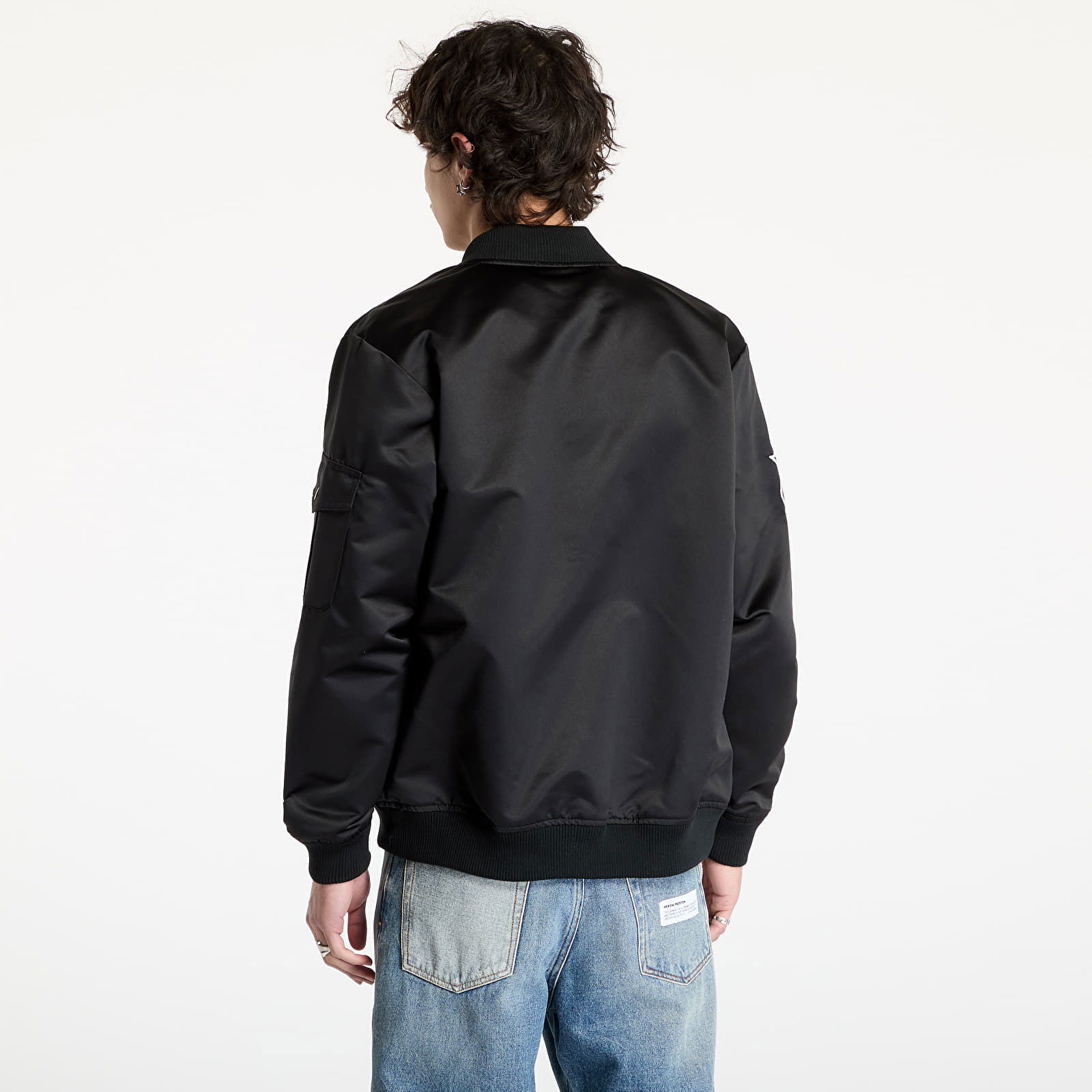 Team Leader Satin Bomber Jacket