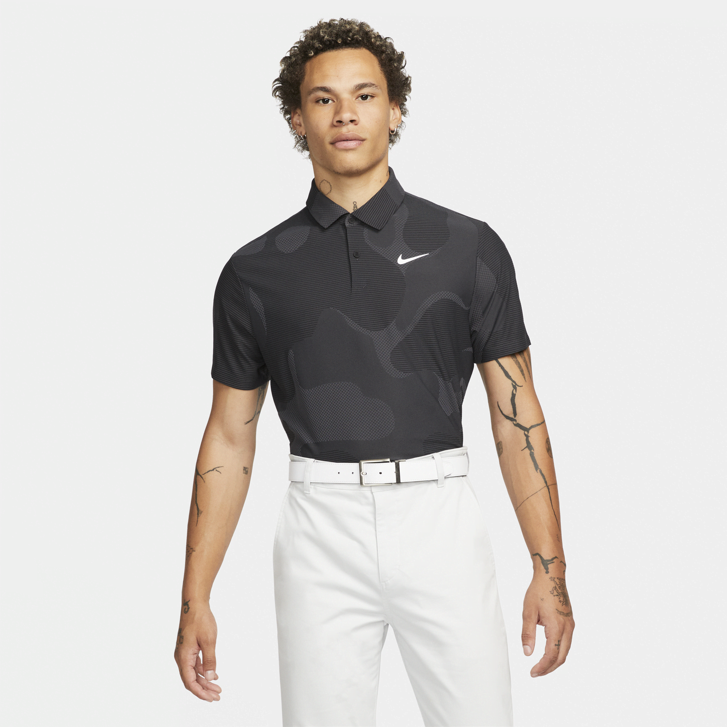Polo tričko Nike Dri-FIT ADV Tour Camo Golf Polo Shirt Čierna | DR5312-010, 0