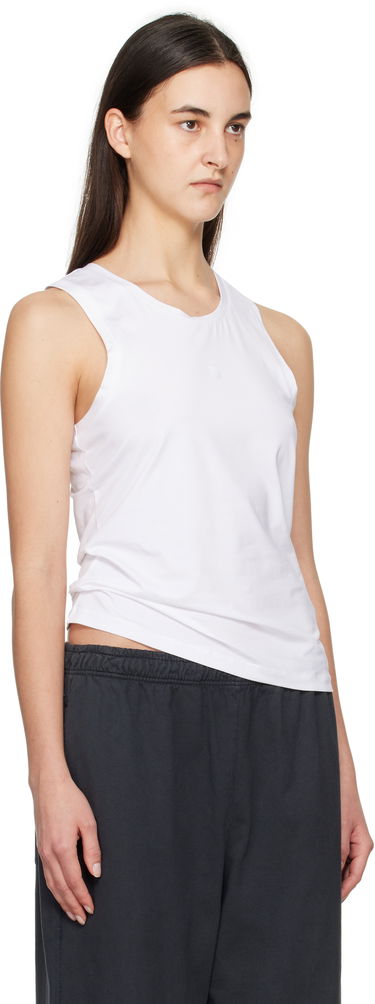 Tielko Acne Studios Acne Studios Jersey Tank Top Biela | CL0314-, 1