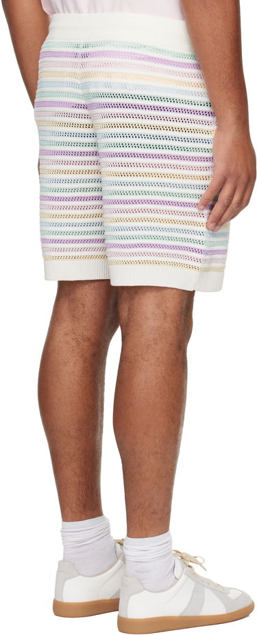 Šortky Casablanca Rainbow Crochet Knit Shorts Rôznofarebný | M-AW25-KW-1098-01, 4