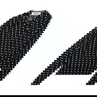 Sveter Comme des Garçons PLAY Polka Dot Crewneck Navy | az n036 051 2, 1