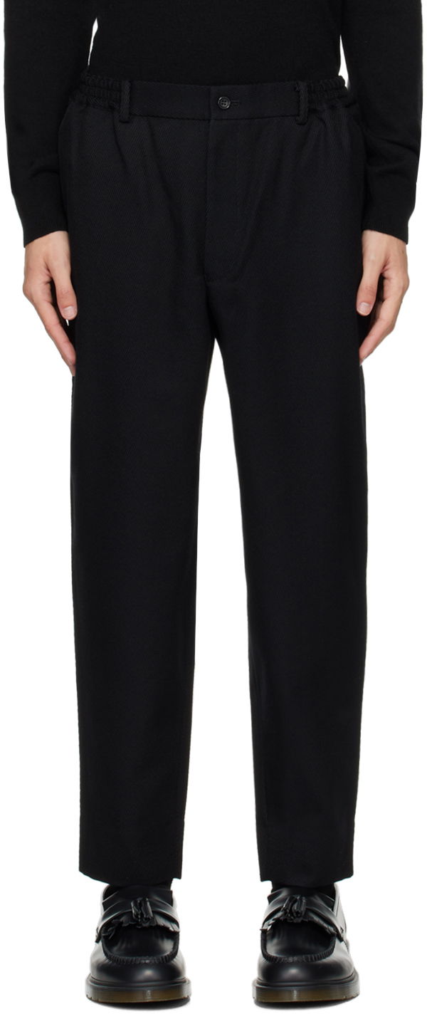 Nohavice Comme des Garçons Homme Deux Wool Trousers Čierna | DN-P031-051, 0