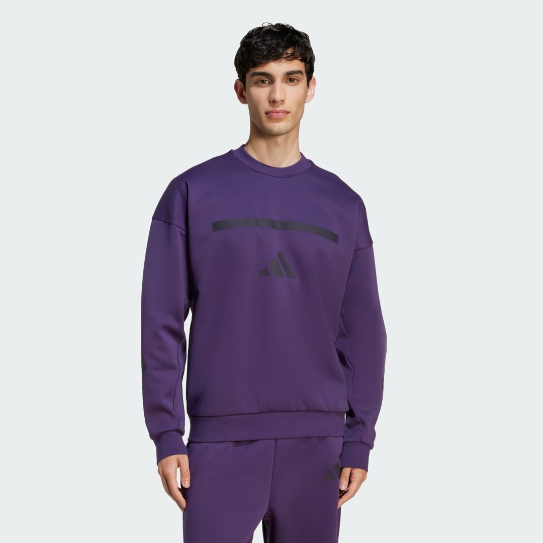 Mikina adidas Performance adidas Z.N.E. Sweatshirt Fialová | JW4751, 0