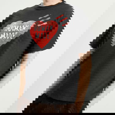 Tričko Human Made Big Heart T-Shirt Čierna | HM30TE015-BLK, 5