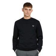 Mikina Fred Perry Crew Neck Sweatshirt Čierna | M7535-184, 0