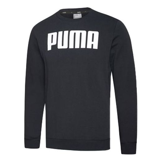 Sveter Puma Logo Alphabet Crewneck Sweatshirt Čierna | 855227-01, 0